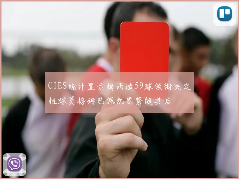 CIES统计显示梅西造59球领衔决定性球员榜姆巴佩凯恩紧随其后